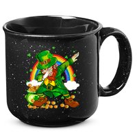 St Patricks Day Dabbing Leprechaun Boy Funny Dab Dance 15oz Campfire Ceramic Mug