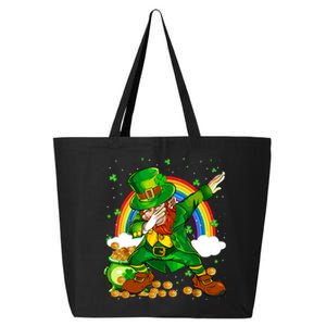 St Patricks Day Dabbing Leprechaun Boy Funny Dab Dance 25L Jumbo Tote