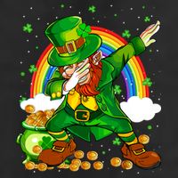St Patricks Day Dabbing Leprechaun Boy Funny Dab Dance 25L Jumbo Tote