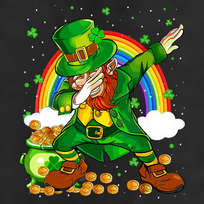St Patricks Day Dabbing Leprechaun Boy Funny Dab Dance 25L Jumbo Tote