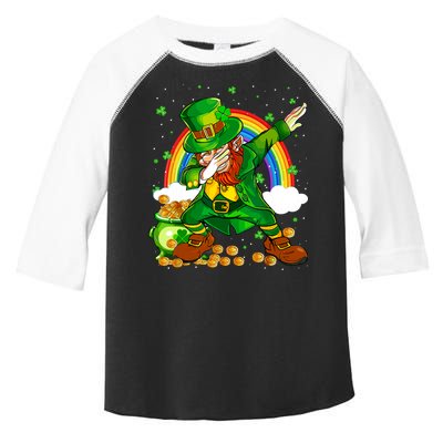 St Patricks Day Dabbing Leprechaun Boy Funny Dab Dance Toddler Fine Jersey T-Shirt