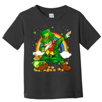 St Patricks Day Dabbing Leprechaun Boy Funny Dab Dance Toddler T-Shirt