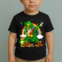 St Patricks Day Dabbing Leprechaun Boy Funny Dab Dance Toddler T-Shirt
