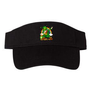 St Patricks Day Dabbing Leprechaun Boy Funny Dab Dance Valucap Bio-Washed Visor