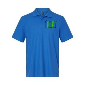 St Patrick's Day One Lucky Teacher Irish 2022 Clothes Gift Softstyle Adult Sport Polo