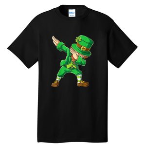 St Patricks Day Dabbing Leprechaun Boys Kids Men Dab Tall T-Shirt