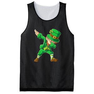 St Patricks Day Dabbing Leprechaun Boys Kids Men Dab Mesh Reversible Basketball Jersey Tank