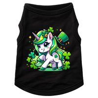 St Patrick Day Irish Unicorn Lepricorn Doggie Tank
