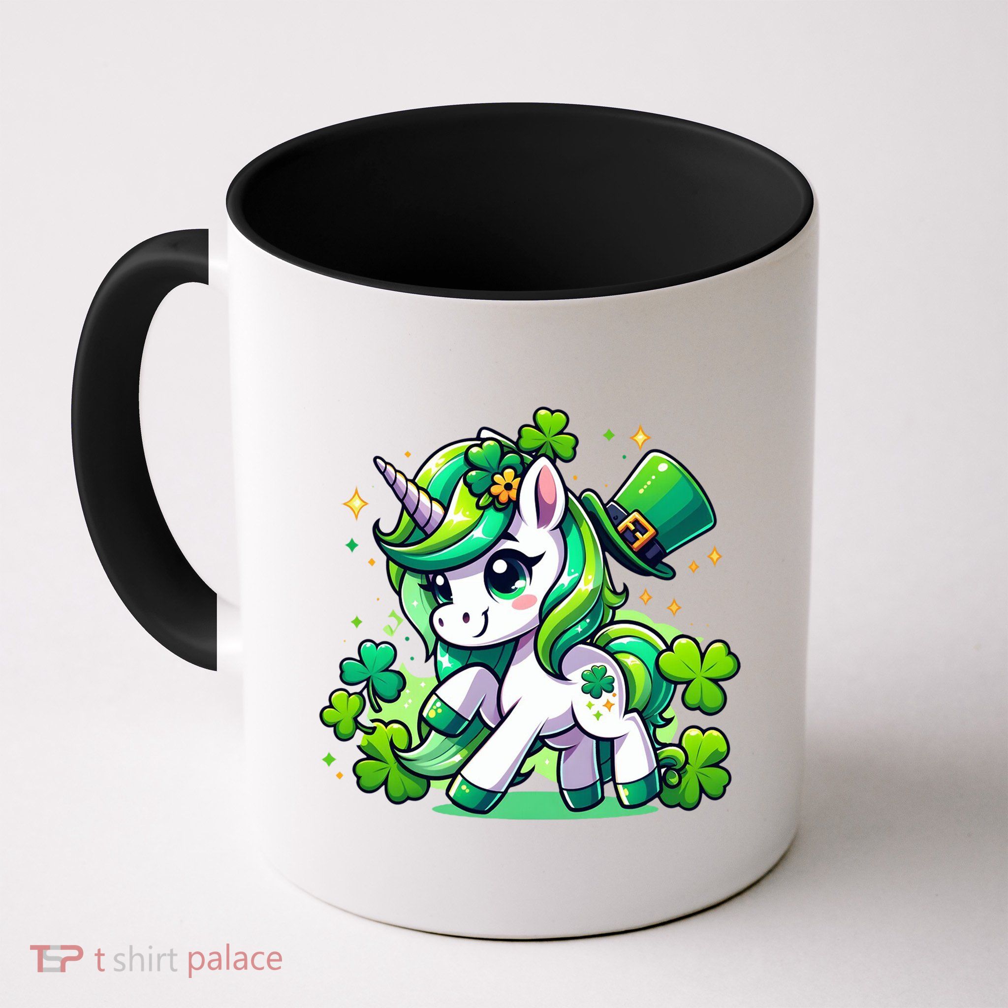 St Patrick Day Irish Unicorn Lepricorn Mug