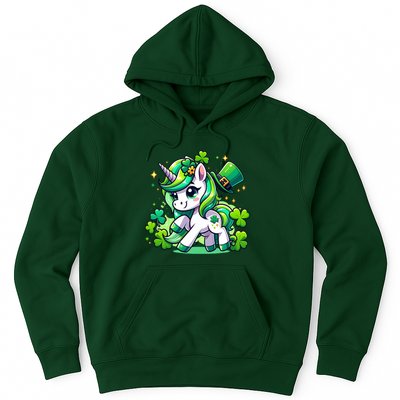 St Patrick Day Irish Unicorn Lepricorn Hoodie