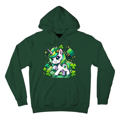 St Patrick Day Irish Unicorn Lepricorn Hoodie