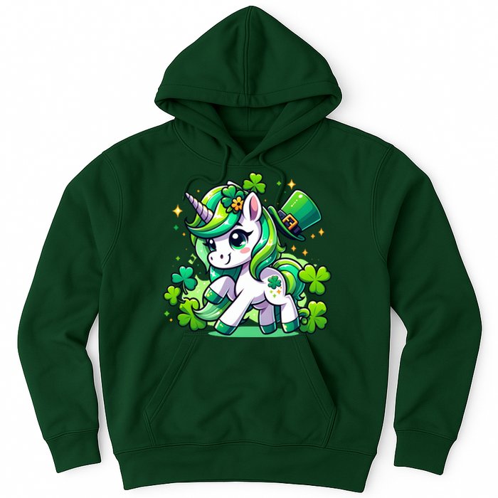 St Patrick Day Irish Unicorn Lepricorn Hoodie