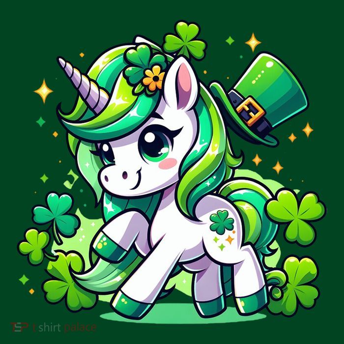 St Patrick Day Irish Unicorn Lepricorn Long Sleeve Shirt