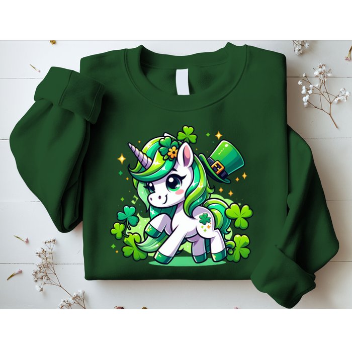 St Patrick Day Irish Unicorn Lepricorn Sweatshirt
