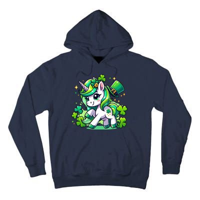 St Patrick Day Irish Unicorn Lepricorn Tall Hoodie