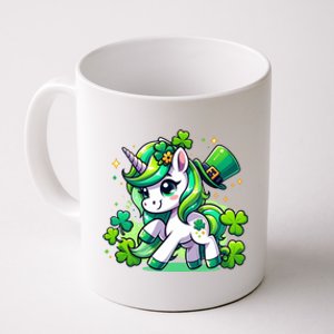 St Patrick Day Irish Unicorn Lepricorn Coffee Mug