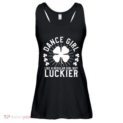 St Patricks Day Dance Girl Dancing Dancer Gift Ladies Essential Flowy Tank