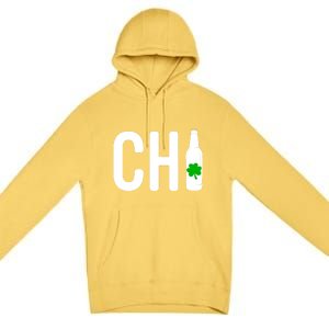 St Patricks Day Chi Irish Beer Drinker Chicago Gift Premium Pullover Hoodie