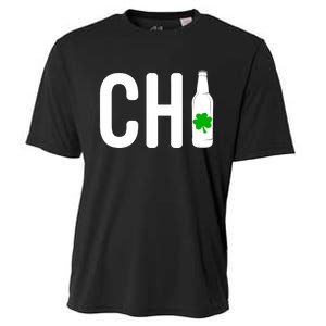 St Patricks Day Chi Irish Beer Drinker Chicago Gift Cooling Performance Crew T-Shirt