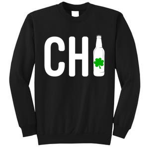 St Patricks Day Chi Irish Beer Drinker Chicago Gift Sweatshirt