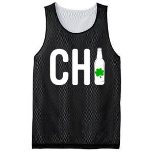 St Patricks Day Chi Irish Beer Drinker Chicago Gift Mesh Reversible Basketball Jersey Tank