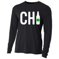 St Patricks Day Chi Irish Beer Drinker Chicago Gift Cooling Performance Long Sleeve Crew