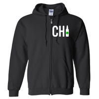 St Patricks Day Chi Irish Beer Drinker Chicago Gift Full Zip Hoodie