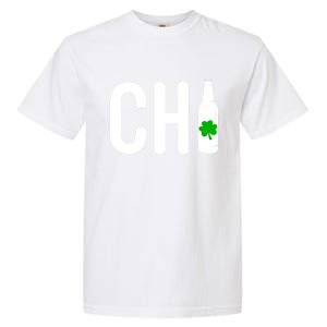 St Patricks Day Chi Irish Beer Drinker Chicago Gift Garment-Dyed Heavyweight T-Shirt