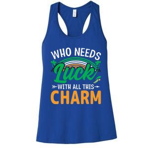 St Patricks Day Funny Gift Women's Racerback Tank