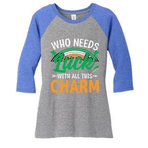 St Patricks Day Funny Gift Women's Tri-Blend 3/4-Sleeve Raglan Shirt