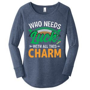 St Patricks Day Funny Gift Women's Perfect Tri Tunic Long Sleeve Shirt