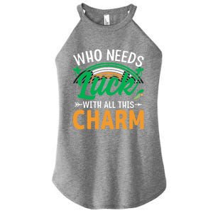 St Patricks Day Funny Gift Women's Perfect Tri Rocker Tank