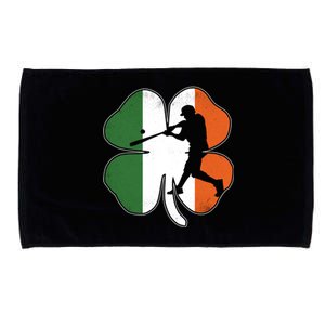 St Patrick's Day Shamrock Baseball Player Costume Gift Microfiber Hand Towel