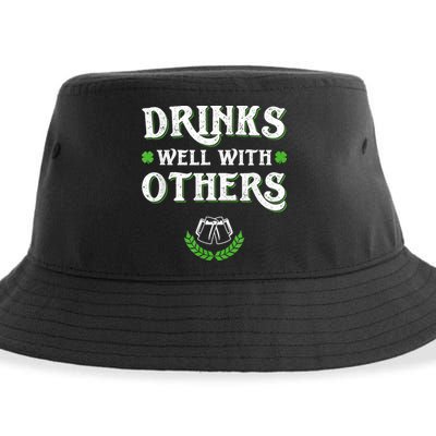 St Patricks Day, Funny St Patricks Day, St Patricks Day Drinking Team Sustainable Bucket Hat