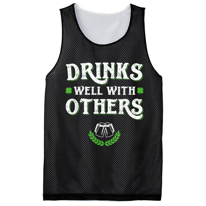 St Patricks Day, Funny St Patricks Day, St Patricks Day Drinking Team Mesh Reversible Basketball Jersey Tank