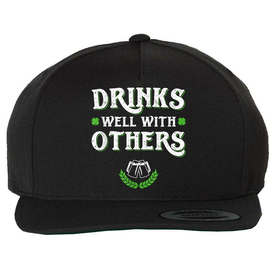 St Patricks Day, Funny St Patricks Day, St Patricks Day Drinking Team Wool Snapback Cap