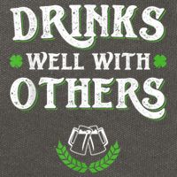 St Patricks Day, Funny St Patricks Day, St Patricks Day Drinking Team Cotton Canvas Backpack