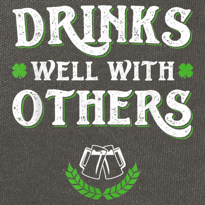 St Patricks Day, Funny St Patricks Day, St Patricks Day Drinking Team Cotton Canvas Backpack