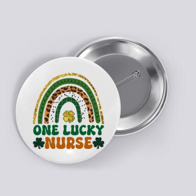 St Patricks Day One Lucky Nurse Women Nurses Button