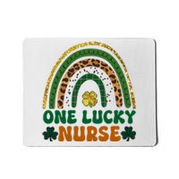 St Patricks Day One Lucky Nurse Women Nurses Mousepad