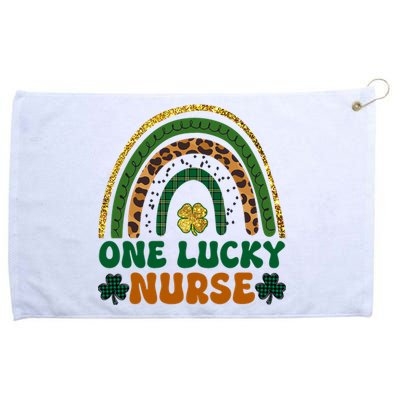 St Patricks Day One Lucky Nurse Women Nurses Grommeted Golf Towel