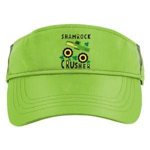 St Patrick's Day Shamrock Monster Truck Gift Adult Drive Performance Visor