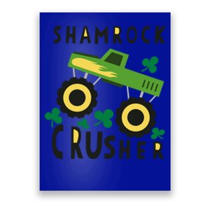 St Patrick's Day Shamrock Monster Truck Gift Poster