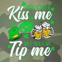 St Patricks Day Lucky Shamrock Waitress Bartender Waiter Legacy Tie Dye Trucker Hat