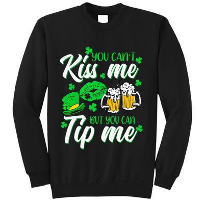 St Patricks Day Lucky Shamrock Waitress Bartender Waiter Sweatshirt