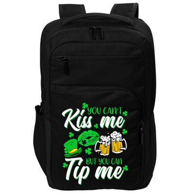 St Patricks Day Lucky Shamrock Waitress Bartender Waiter Impact Tech Backpack