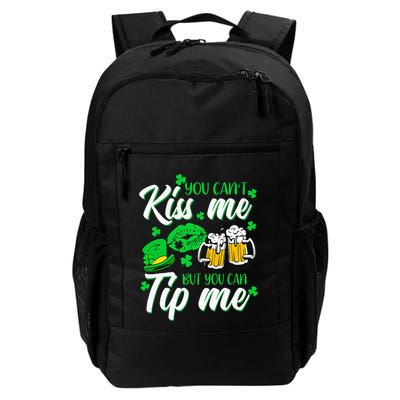 St Patricks Day Lucky Shamrock Waitress Bartender Waiter Backpack
