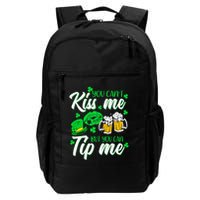 St Patricks Day Lucky Shamrock Waitress Bartender Waiter Backpack