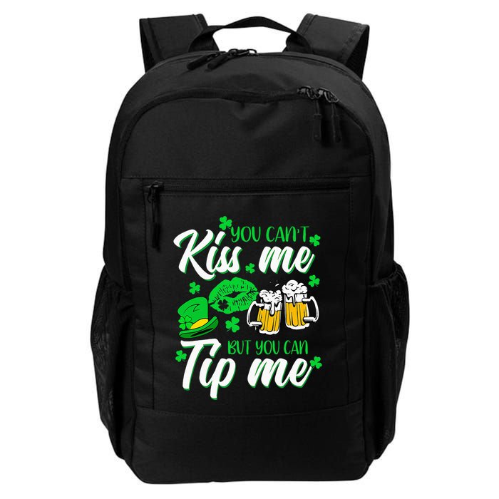 St Patricks Day Lucky Shamrock Waitress Bartender Waiter Backpack