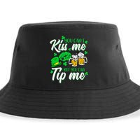 St Patricks Day Lucky Shamrock Waitress Bartender Waiter Sustainable Bucket Hat